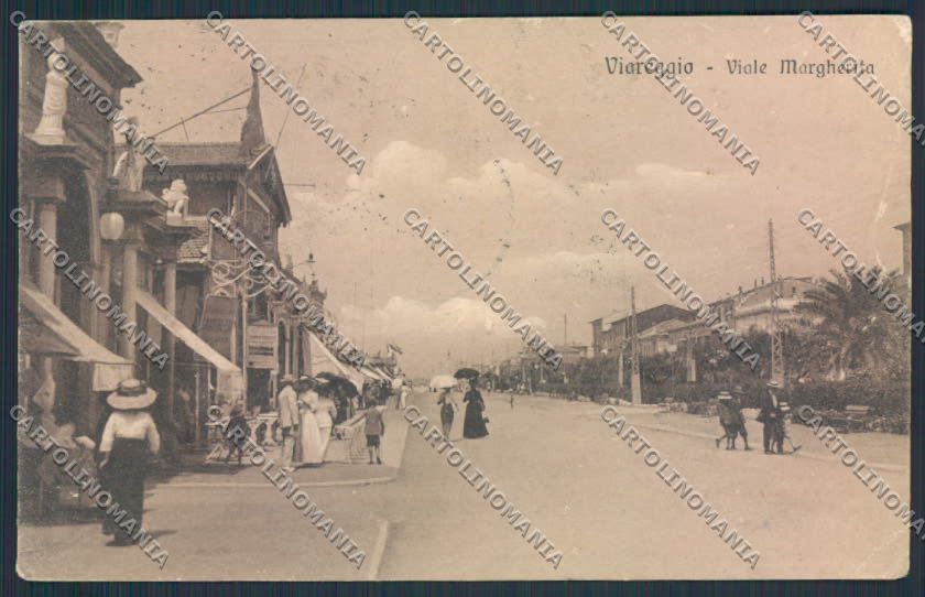 Lucca Viareggio ABRASA cartolina MV4112 – fronte