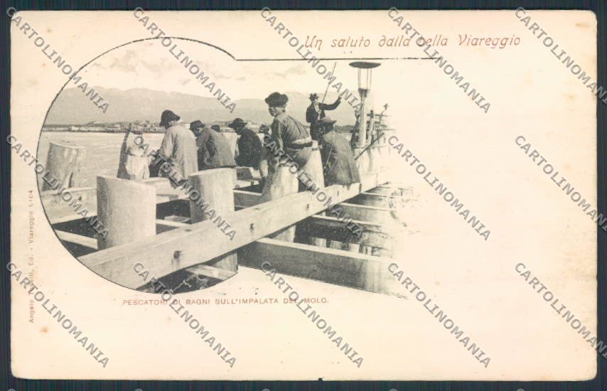 Lucca Viareggio Pescatori di Ragni cartolina MV4119 – fronte