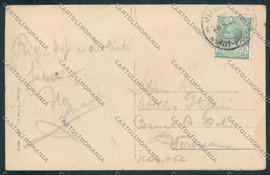 Lucca Viareggio SCOLLATA cartolina MV4139 – retro