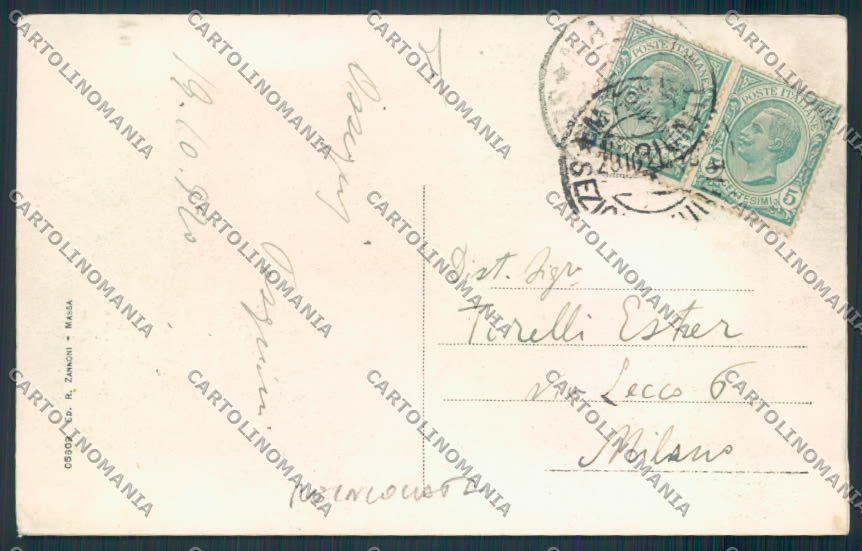 Massa Città REINCOLLATA cartolina MV4159 – retro
