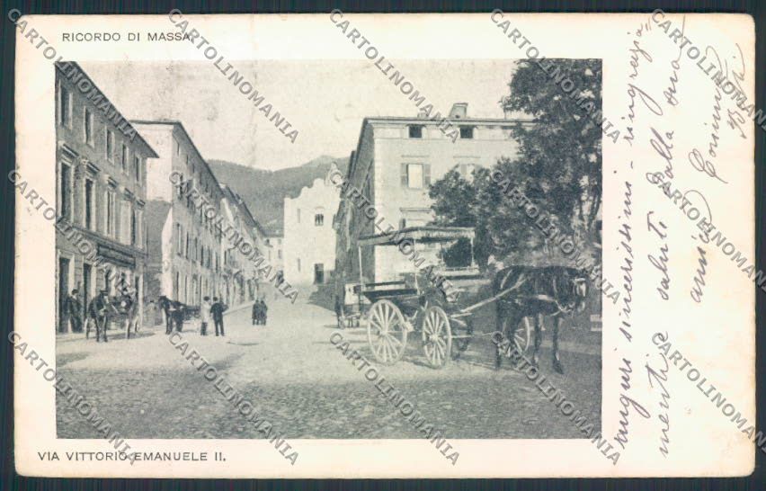 Massa Città cartolina MV4160 – fronte