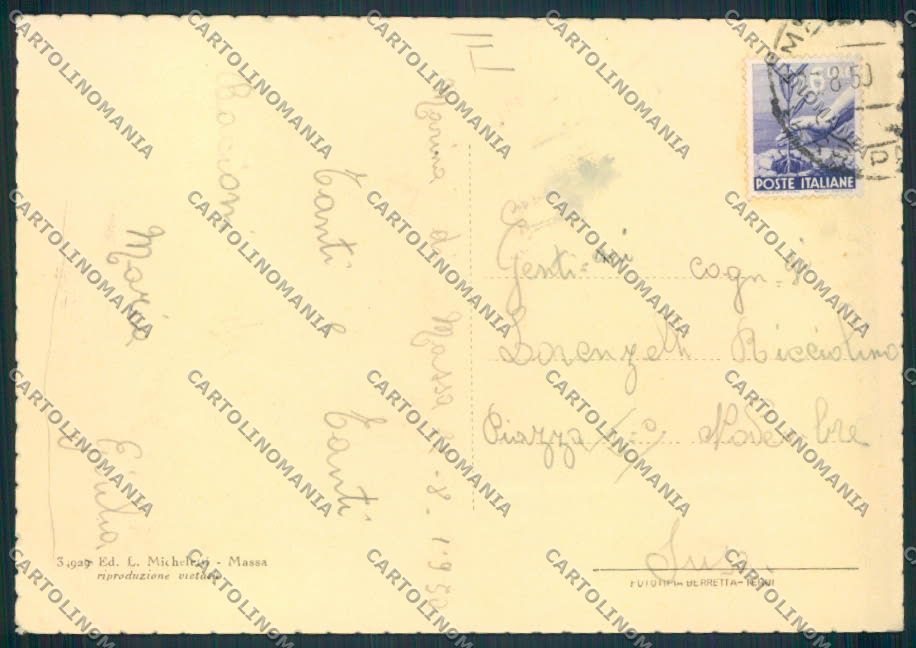 Massa Marina di FG cartolina MV4174 – retro