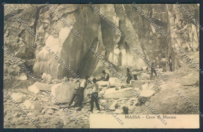 Massa Cave Marmo SCOLLATA cartolina MV4176 – fronte