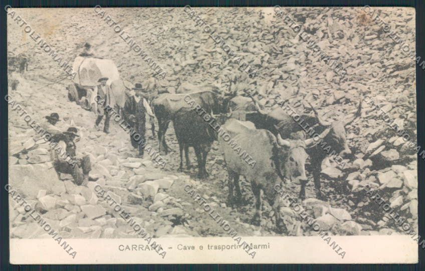 Massa Carrara Cave Marmo cartolina MV4210 – fronte