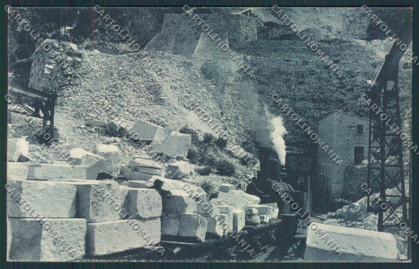 Massa Carrara ABRASA Cave Marmo cartolina MV4224 – fronte