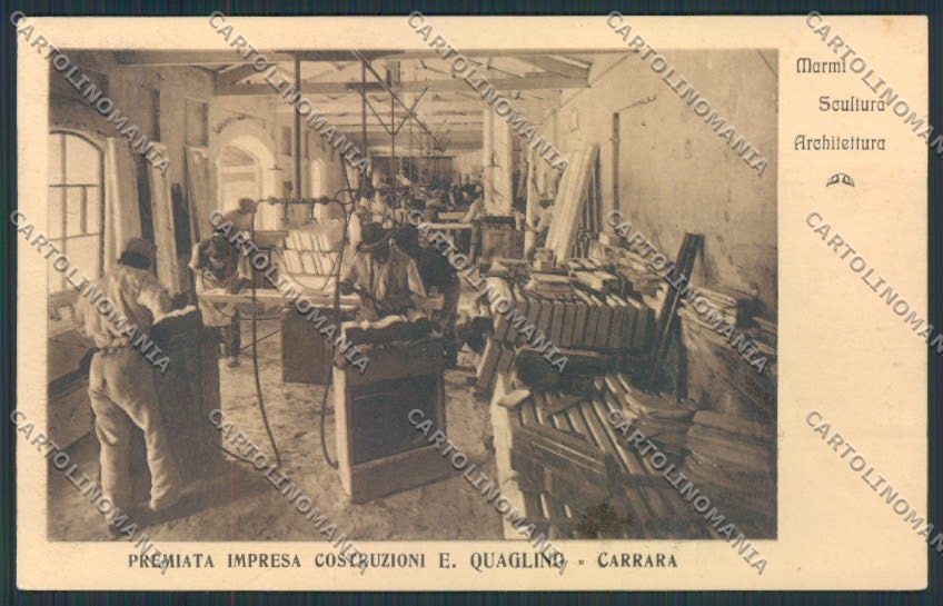 Massa Carrara Scultori cartolina MV4228 – fronte
