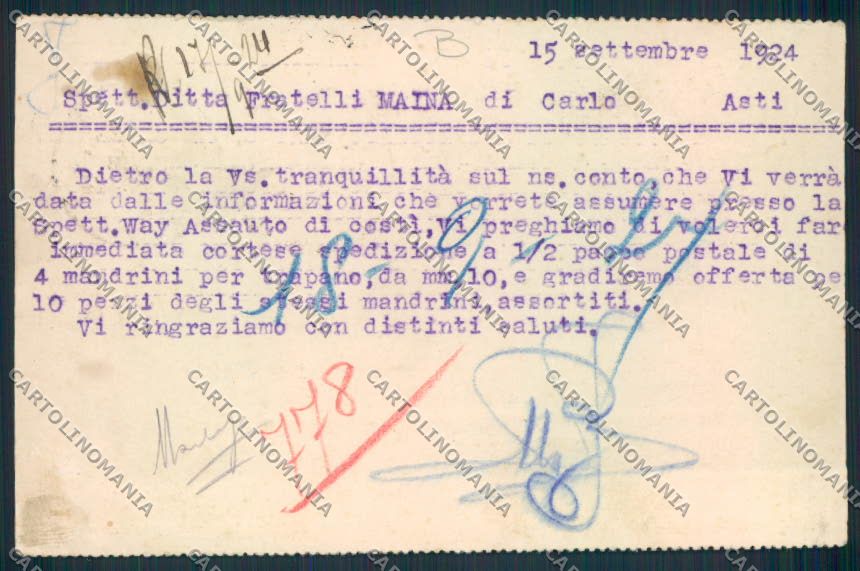 Pisa Commerciale cartolina MV4275 – retro