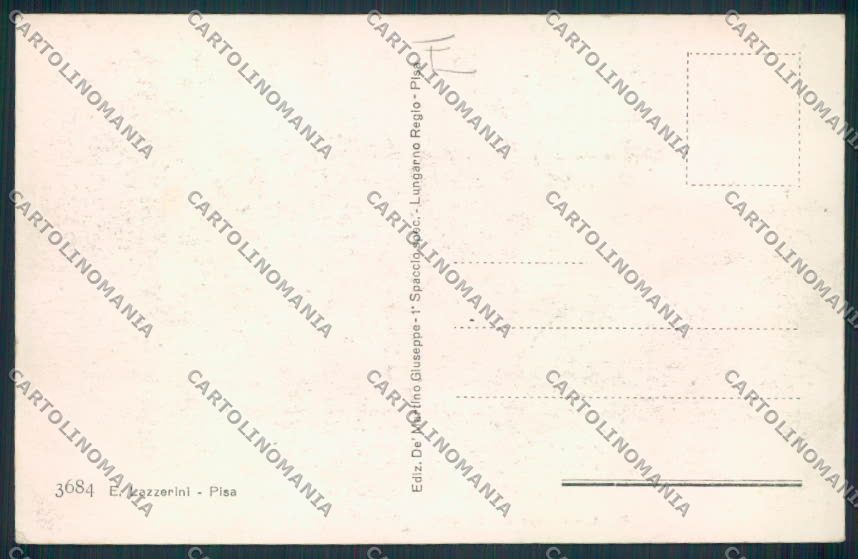 Pisa cartolina MV4282 – retro