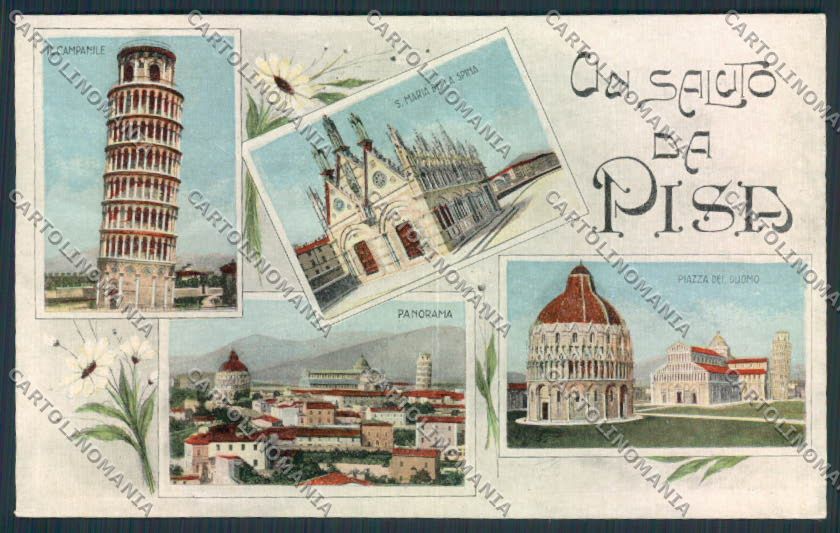Pisa Saluti da cartolina MV4300 – fronte
