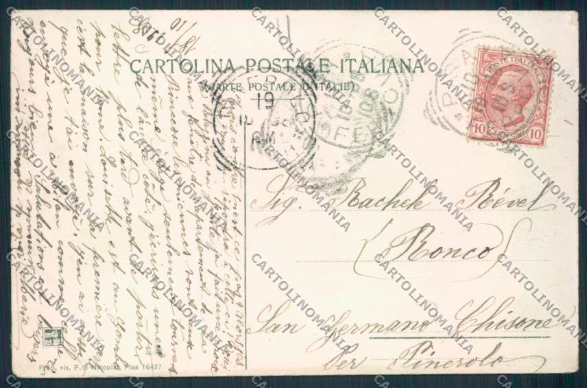 Pisa San Rossore cartolina MV4301 – retro