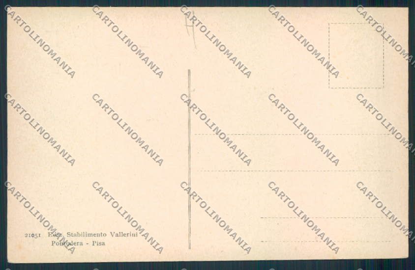 Pisa Tram cartolina MV4308 – retro