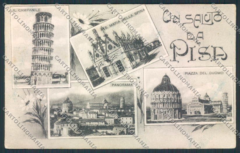 Pisa Saluti da cartolina MV4310 – fronte