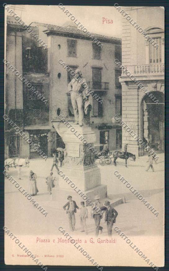 Pisa Garibaldi cartolina MV4316 – fronte