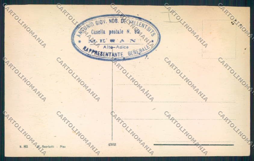Pisa cartolina MV4317 – retro