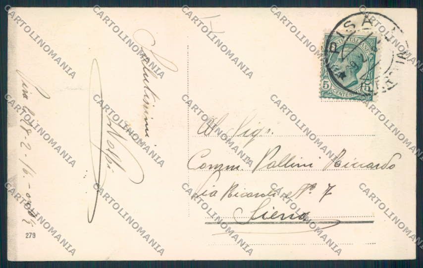 Pisa cartolina MV4322 – retro