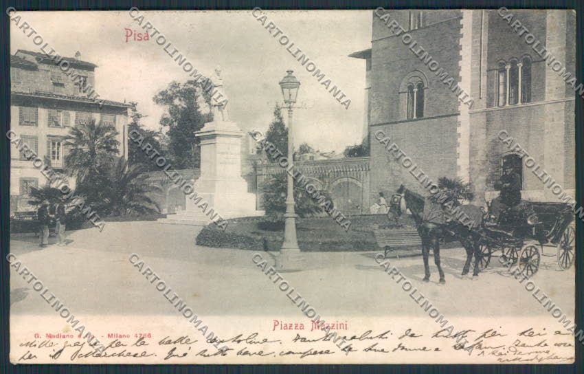 Pisa Mazzini cartolina MV4341 – fronte