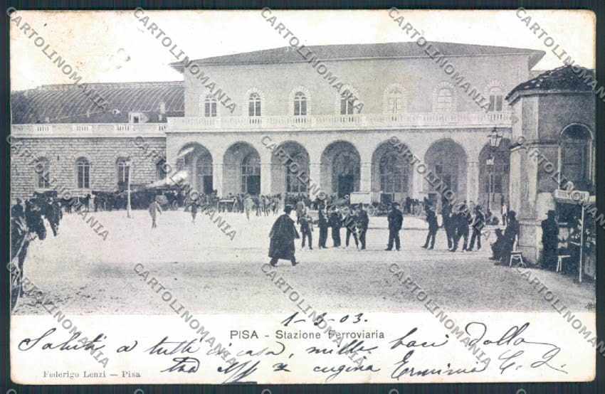 Pisa Stazione cartolina MV4342 – fronte