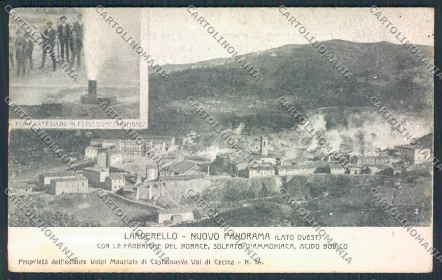 Pisa Larderello cartolina MV4371 – fronte