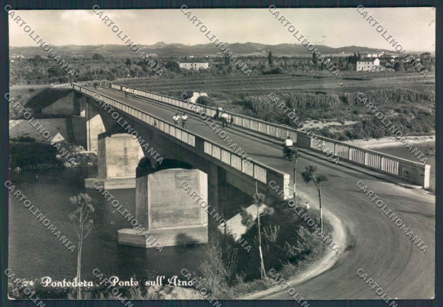 Pisa Pontedera ABRASA Foto FG cartolina MV4375 – fronte