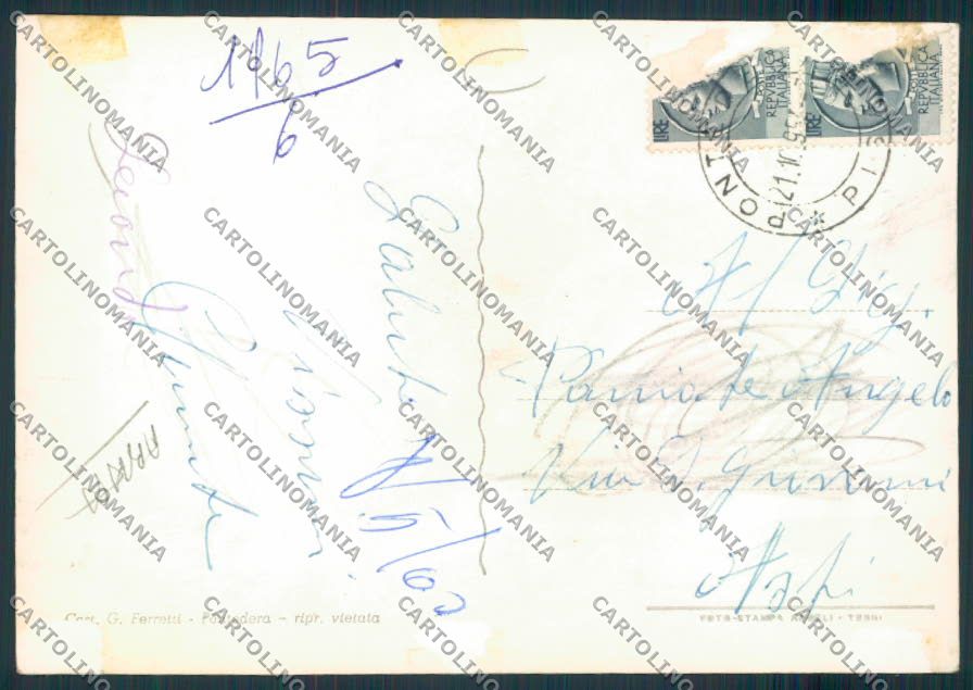 Pisa Pontedera ABRASA Foto FG cartolina MV4375 – retro