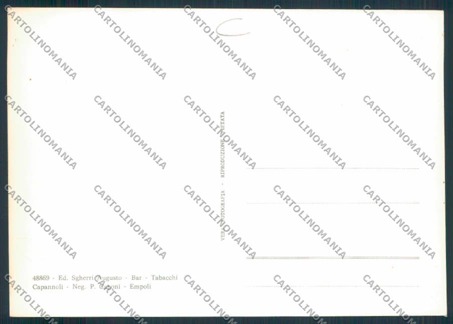 Pisa Capannoli Foto FG cartolina MV4381 – retro