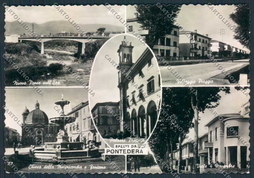 Pisa Pontedera Foto FG cartolina MV4392 – fronte