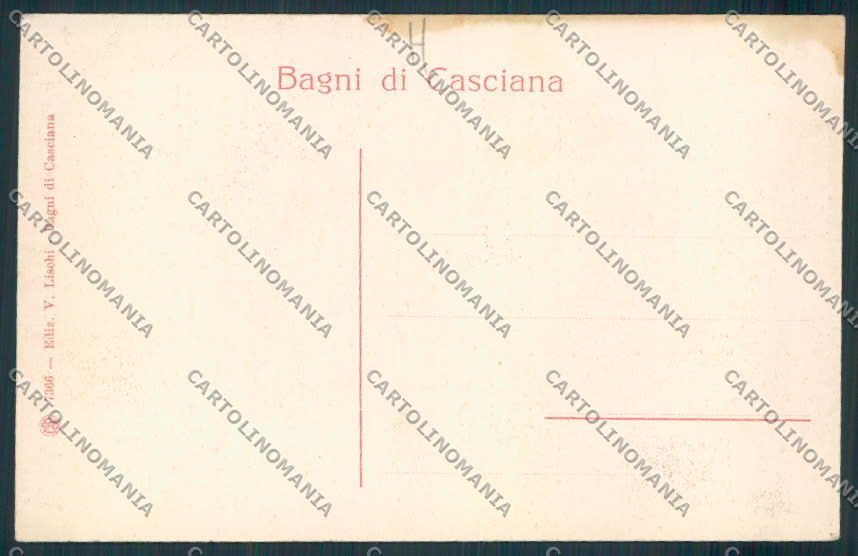 Pisa Bagni di Casciana cartolina MV4403 – retro