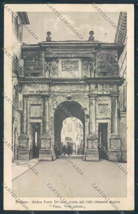 Belluno Città ABRASA cartolina MV4436 – fronte