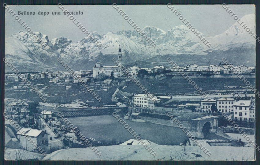 Belluno Città cartolina MV4442 – fronte