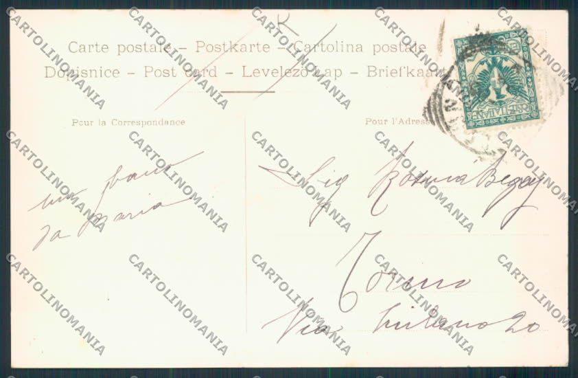 Belluno Città Vena d'Oro cartolina MV4463 – retro