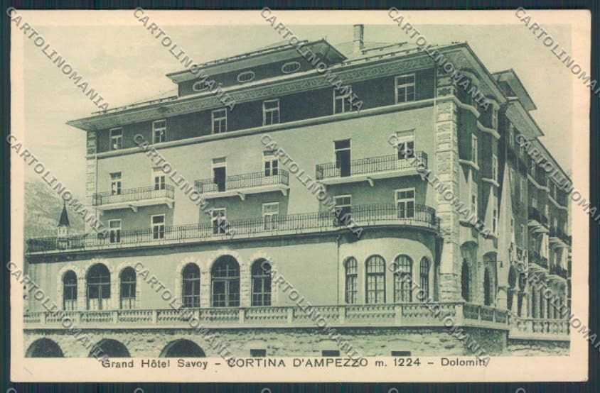 Belluno Cortina cartolina MV4484 – fronte