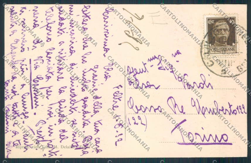 Belluno Feltre cartolina MV4497 – retro