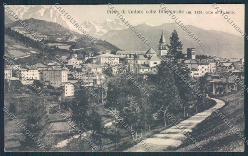 Belluno Pieve di Cadore cartolina MV4498 – fronte