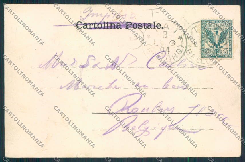 Belluno Valle cartolina MV4514 – retro