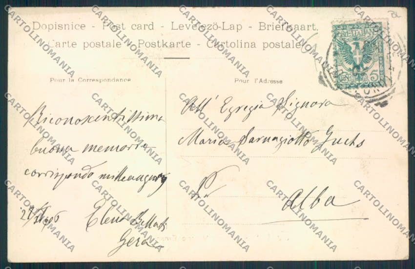 Belluno Feltre cartolina MV4531 – retro