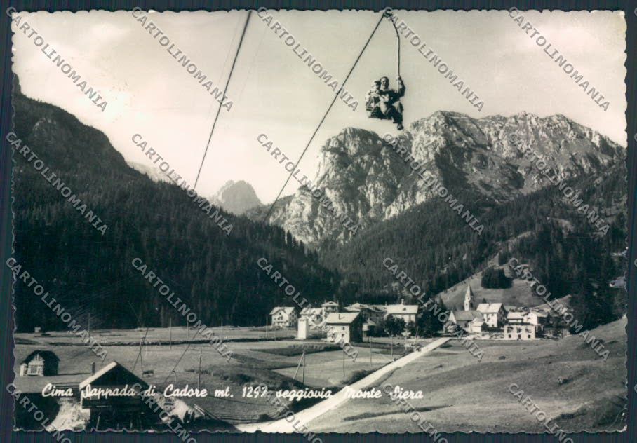 Belluno Cima Sappada PIEGA Foto FG cartolina MV4589 – fronte