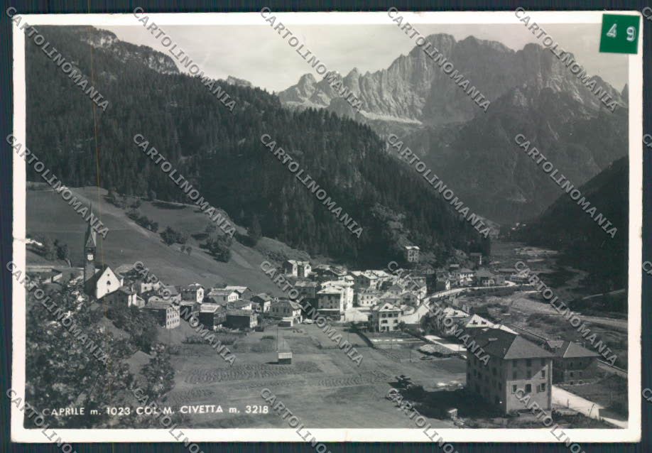 Biella Caprile ADESIVO STRAPPO Foto FG cartolina MV4597 – fronte