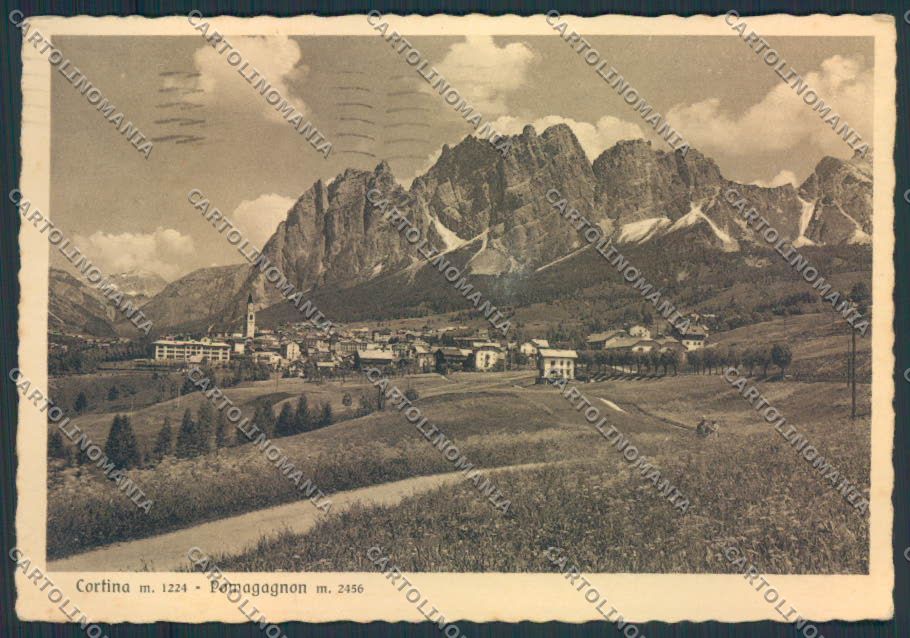 Belluno Cortina FG cartolina MV4612 – fronte