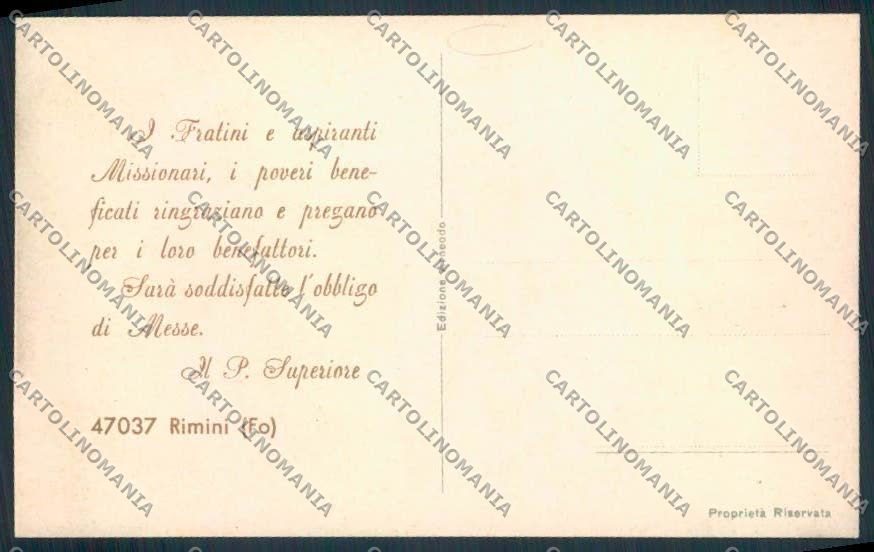 Rimini Città Sant'Antonio Padova cartolina MV4649 – retro