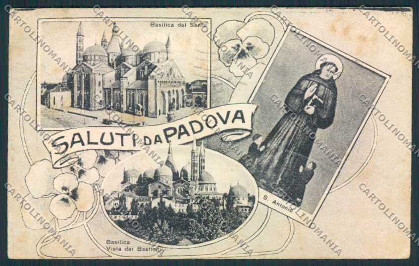 Padova Città Saluti da cartolina MV4677 – fronte