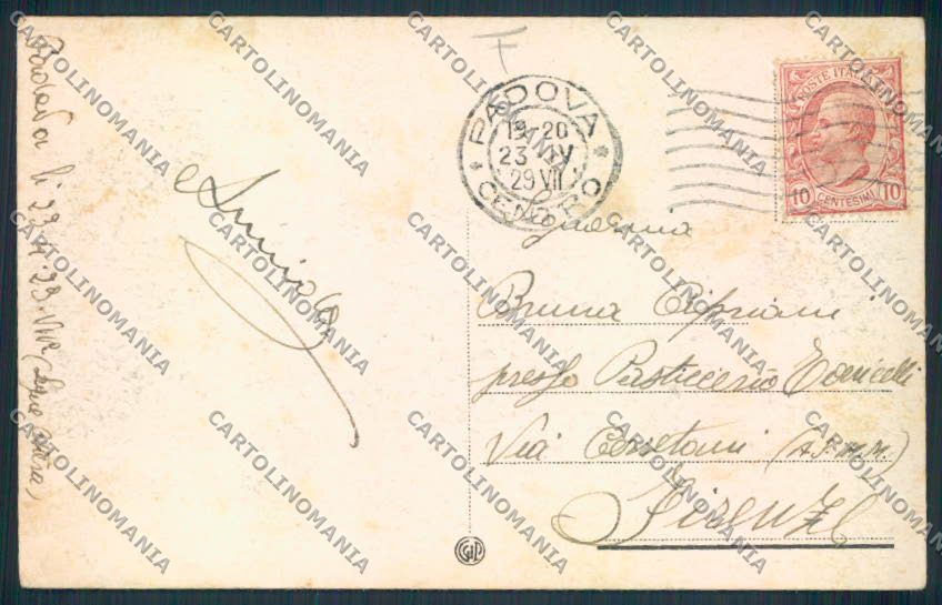 Padova Città Saluti da cartolina MV4677 – retro