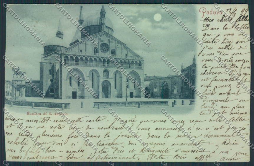 Padova Città RIFILATA cartolina MV4689 – fronte