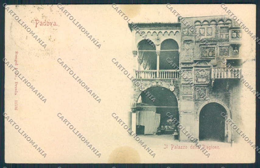 Padova Città 1897 cartolina MV4722 – fronte