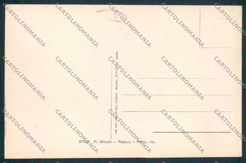 Padova Praglia cartolina MV4740 – retro
