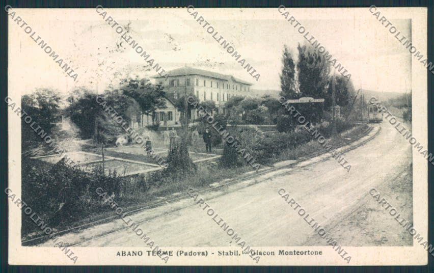 Padova Abano Terme Tram cartolina MV4757 – fronte
