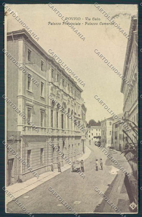 Rovigo Città RIPARATA PIEGA cartolina MV4784 – fronte