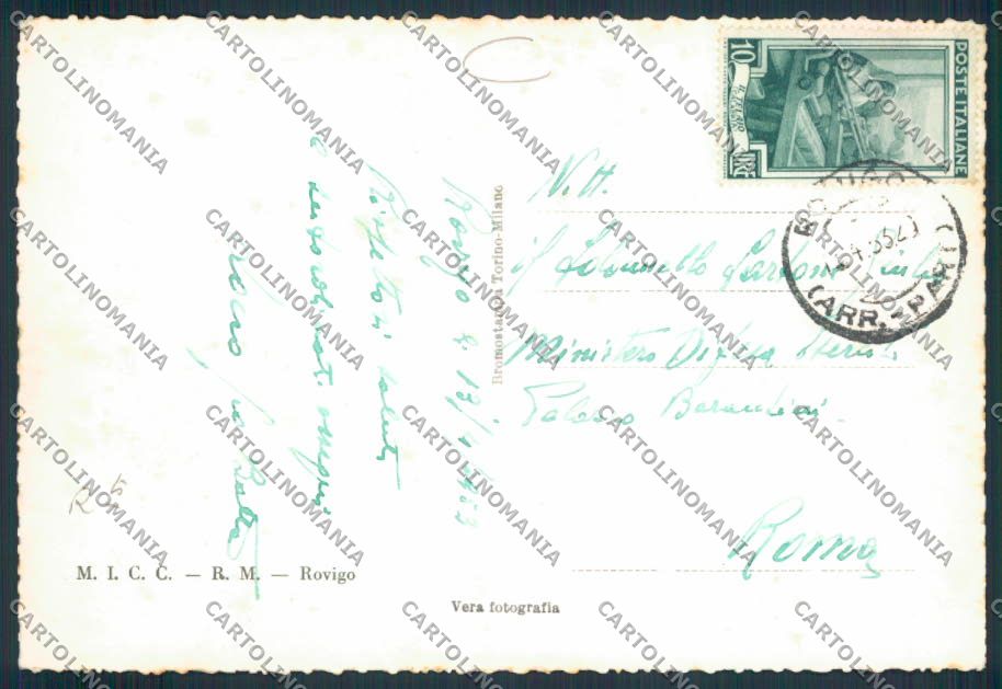 Rovigo Città Foto FG cartolina MV4827 – retro