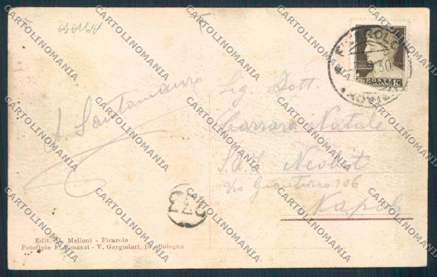 Rovigo Ficarolo ABRASA cartolina MV4840 – retro
