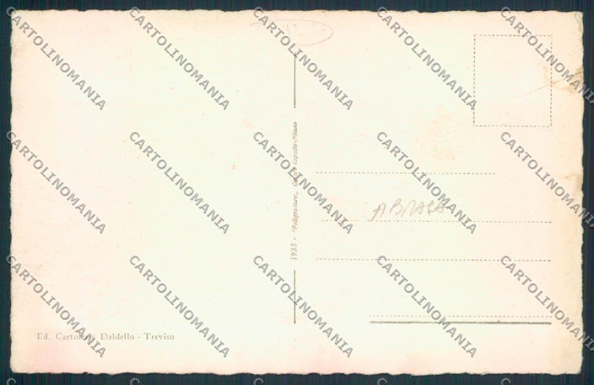 Treviso Città ABRASA cartolina MV4862 – retro