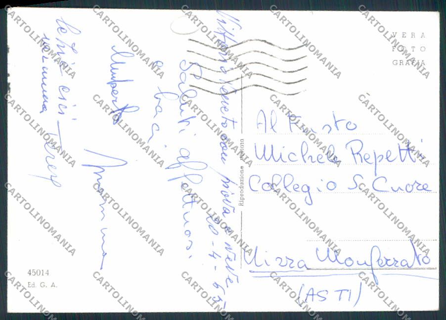 Treviso Vittorio Veneto ADESIVO Foto FG cartolina MV4990 – retro